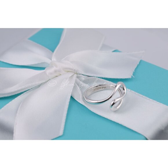 Tiffany & Co. Ring Vintage Elsa Peretti Open Wave Band Ring in Sterling Size 7 - Picture 3 of 8